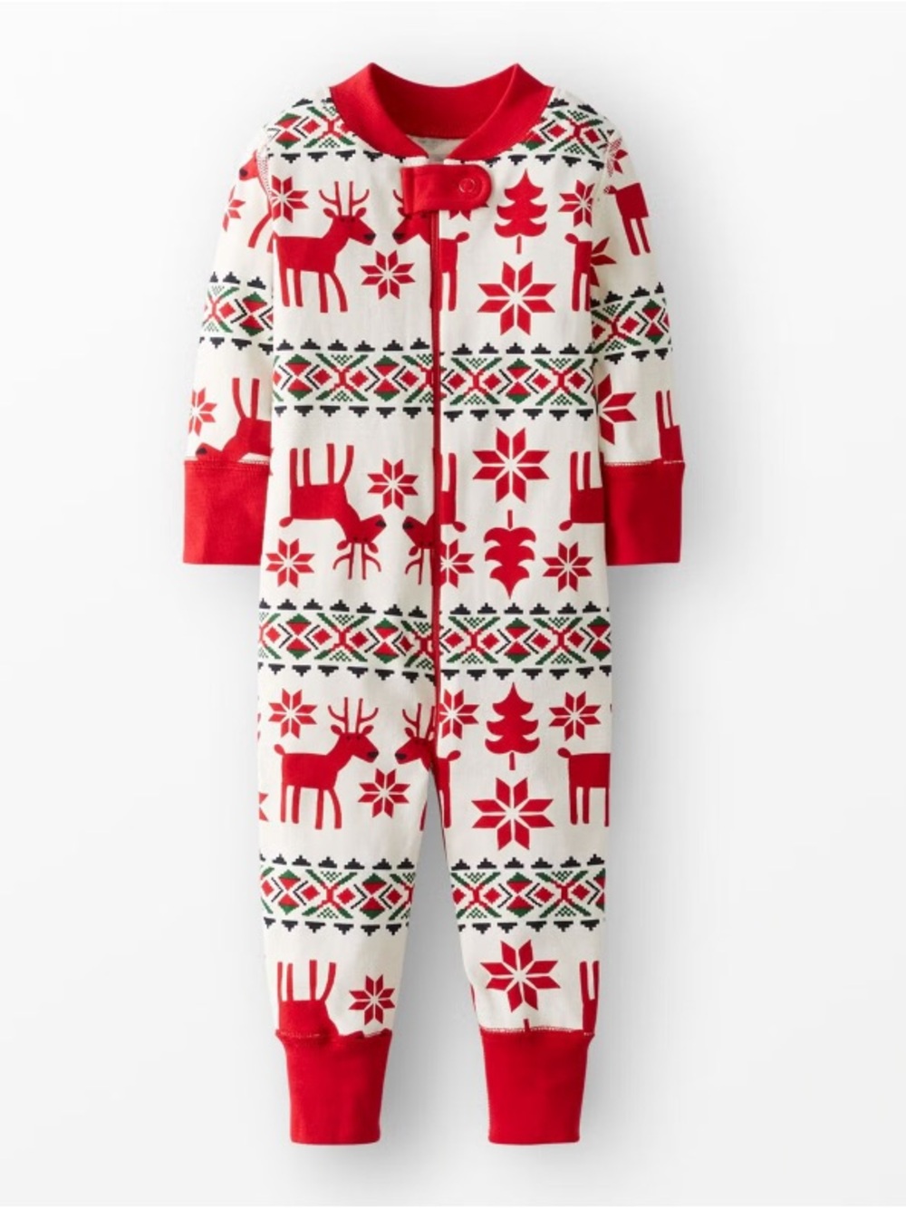 Hanna Andersson Holiday Dear Deer HannaJams™ Sleeper PJs